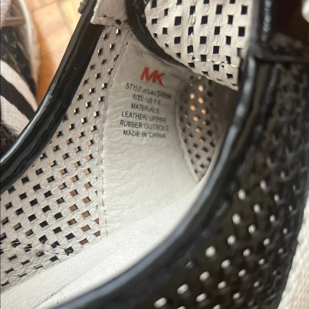 Michael Kors Black and White Sneakers - Picture 2 of 3